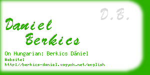 daniel berkics business card